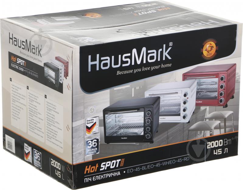 Электрическая печь HausMark EO-45-BL - фото 11