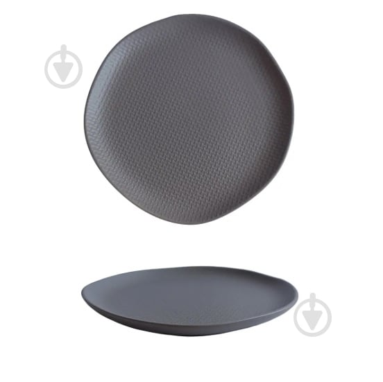 Тарелка обеденная Vittora Gray Texture - фото 1 Тарелка обеденная Vittora Gray Texture - фото 1