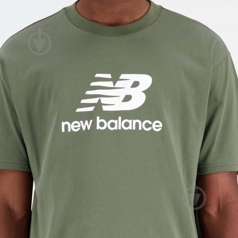 Футболка New Balance ESSENTIALS STACKED LOGO MT31541DON р.XL зелений - фото 5