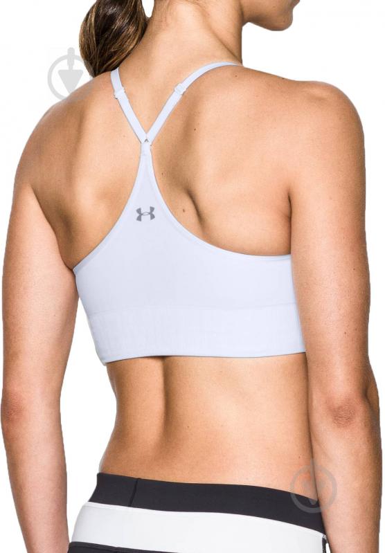 Бра Under Armour Seamless Solid 1275923-101 р.S белый - фото 2