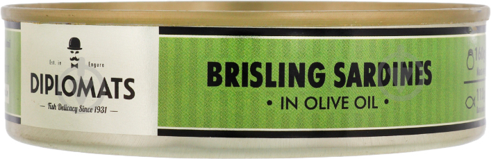 Сардини ТМ Diplomats підкопчені в оливковій олії (4750010000182) 160 - фото 2