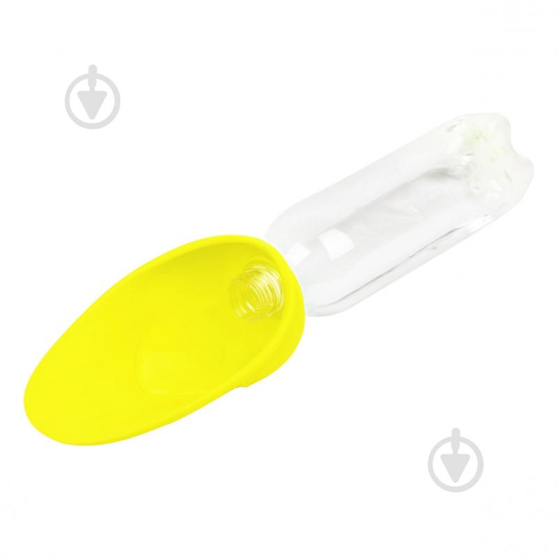 Поилка Waudog Silicone 165х90 мм желтая - фото 5