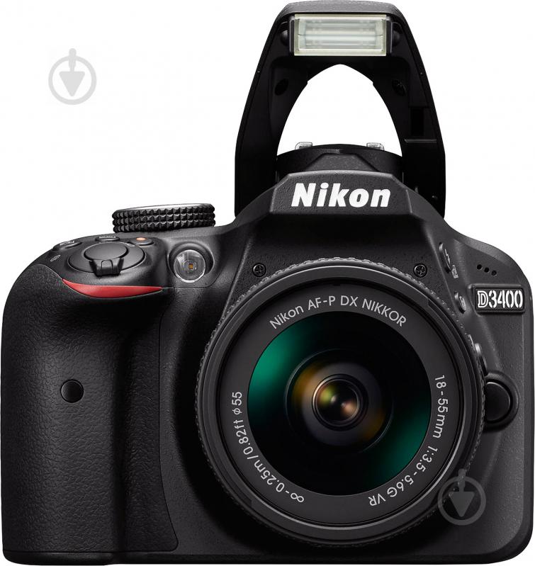 Фотоаппарат Nikon D3400 AF-P 18-55mm f/3.5-5.6G VR Kit black - фото 2