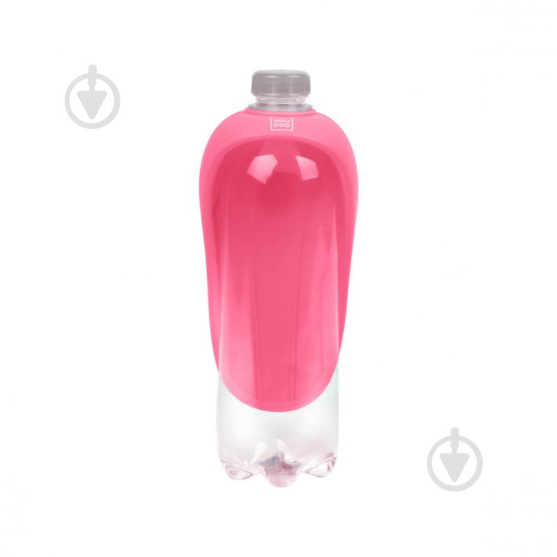 Поїлка Waudog Silicone 165х90 мм рожева - фото 4