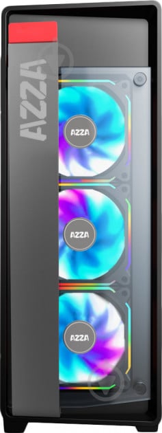 Корпус AZZA Obsidian 270 ATX CSAZ-270 без БЖ black - фото 2