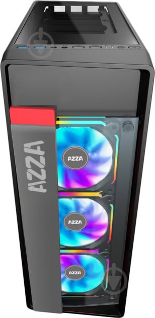 Корпус AZZA Obsidian 270 ATX CSAZ-270 без БЖ black - фото 3