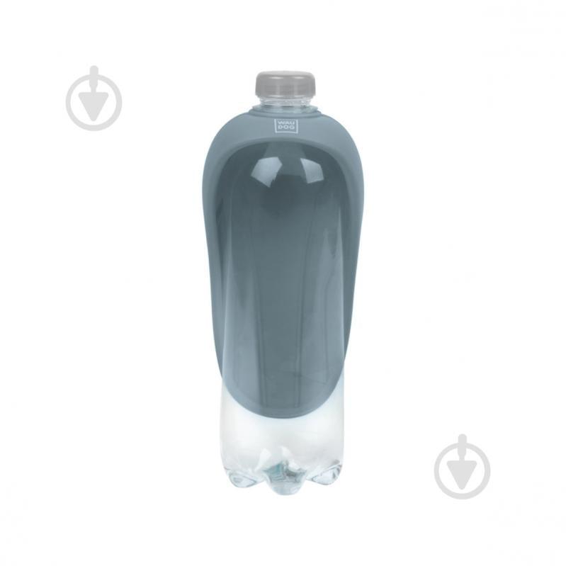 Поїлка Waudog Silicone 165х90 мм сіра - фото 4