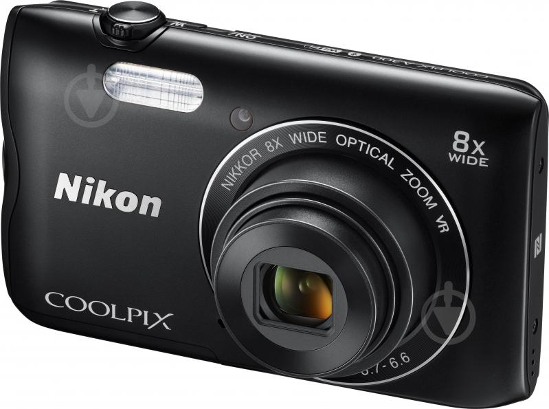 Фотоаппарат Nikon Coolpix A300 black + карта памяти SD 8ГБ + чехол - фото 5