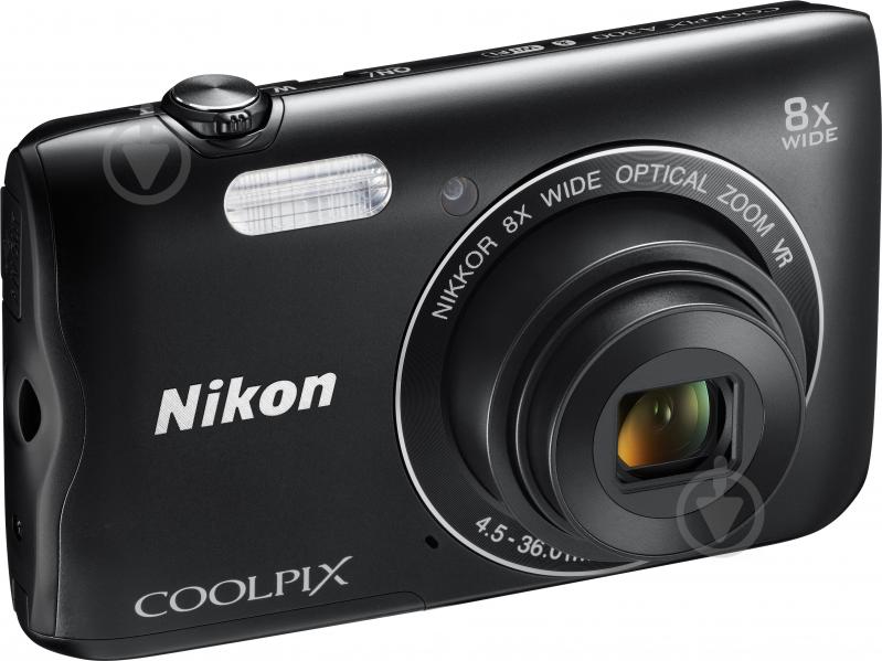 Фотоаппарат Nikon Coolpix A300 black + карта памяти SD 8ГБ + чехол - фото 2