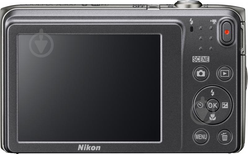 Фотоаппарат Nikon Coolpix A300 silver + карта памяти SD 8ГБ + чехол - фото 7