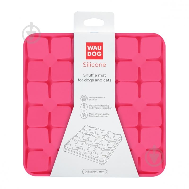 Килимок Waudog Silicone 205х205х17 мм рожевий - фото 2 Килимок Waudog Silicone 205х205х17 мм рожевий - фото 2