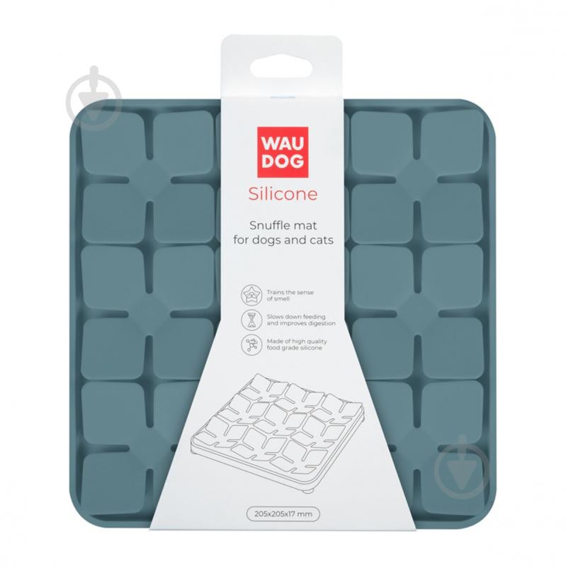 Коврик Waudog Silicone 205х205х17 мм серый - фото 2 Коврик Waudog Silicone 205х205х17 мм серый - фото 2