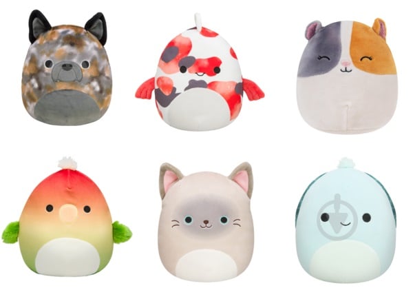 Мягкая игрушка SQUISHMALLOWS Jazwares 2022-A в ассортименте 20 см 20 см разноцветный принт 6809466 - фото 1