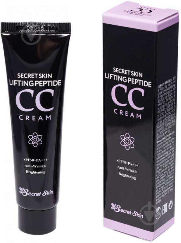 СС-крем Secret Skin пептидний з ліфтинг-ефектом Lifting Peptide CC Cream SPF50 + PA +++ 30 мл - фото 1