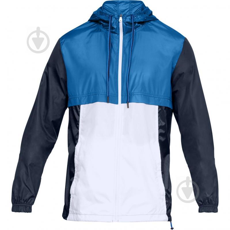 Вітрівка чоловіча Under Armour SPORTSTYLE WINDBREAKER 1306482-408 р.S синя - фото 1