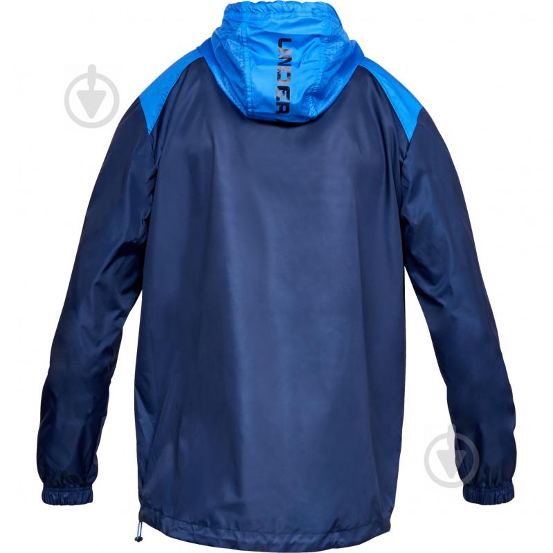 Вітрівка чоловіча Under Armour SPORTSTYLE WINDBREAKER 1306482-408 р.S синя - фото 2