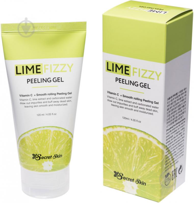 Пілінг Secret Skin з екстрактом лайма і вітаміном С Lime Fizzy Peeling Gel - фото 1