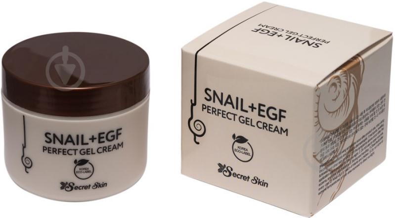 Крем-гель дневной Secret Skin для лица с муцином улитки Snail + EGF Perfect Gel Cream 50 г - фото 1