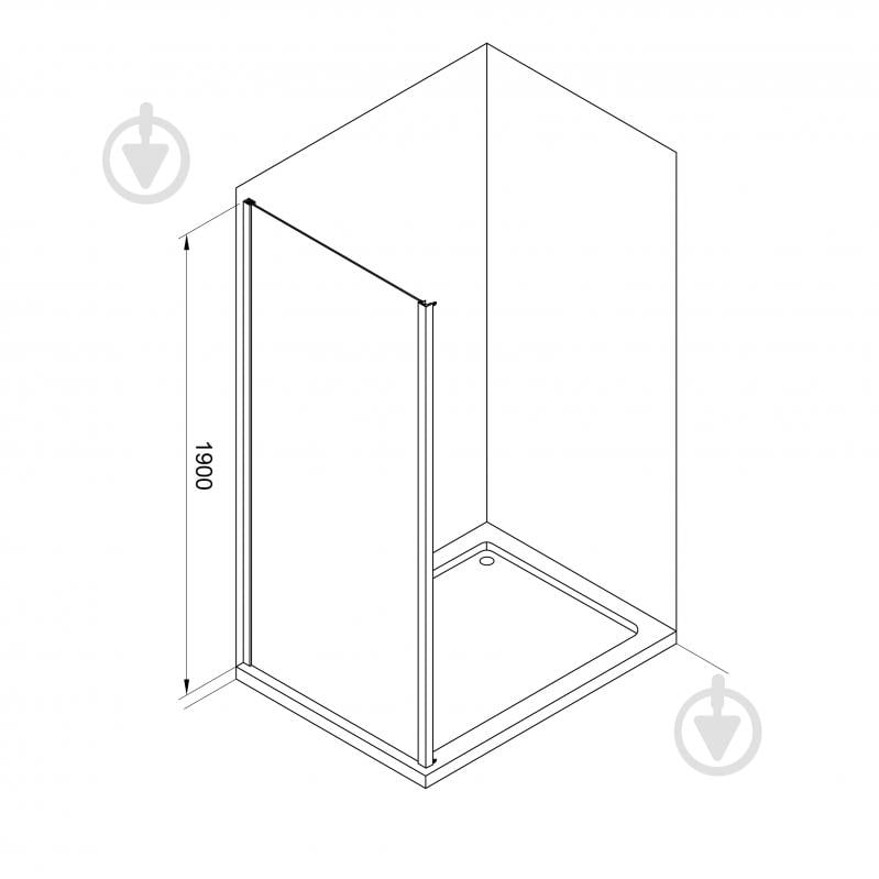 Душевая стенка Koller Pool 90х190 см S90G - фото 3