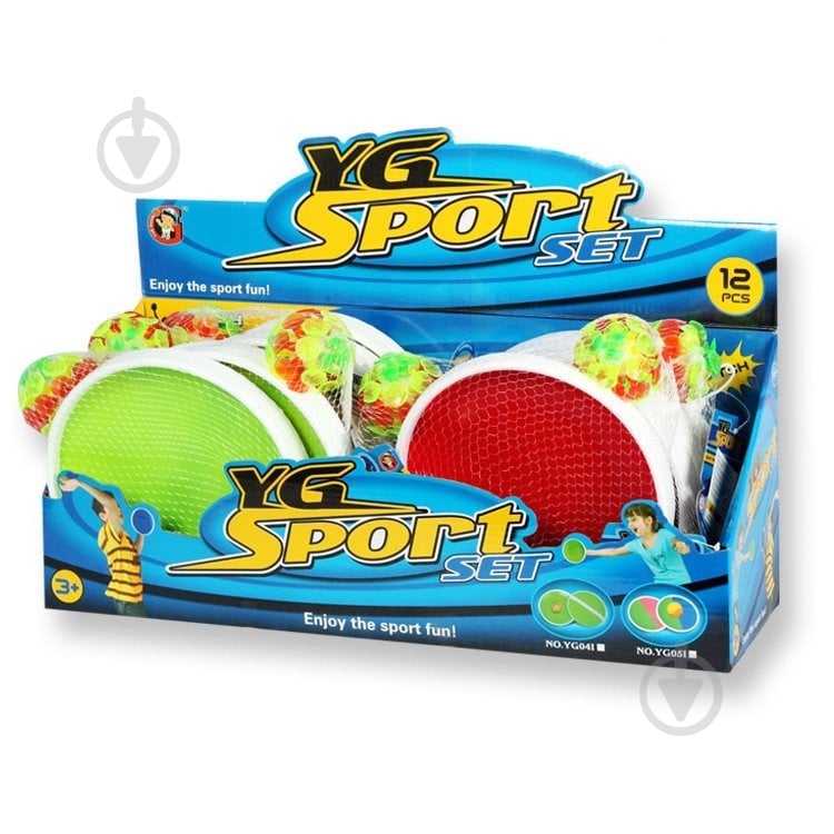 Игрушка тарелка с шаром липучкой YG04 - фото 1