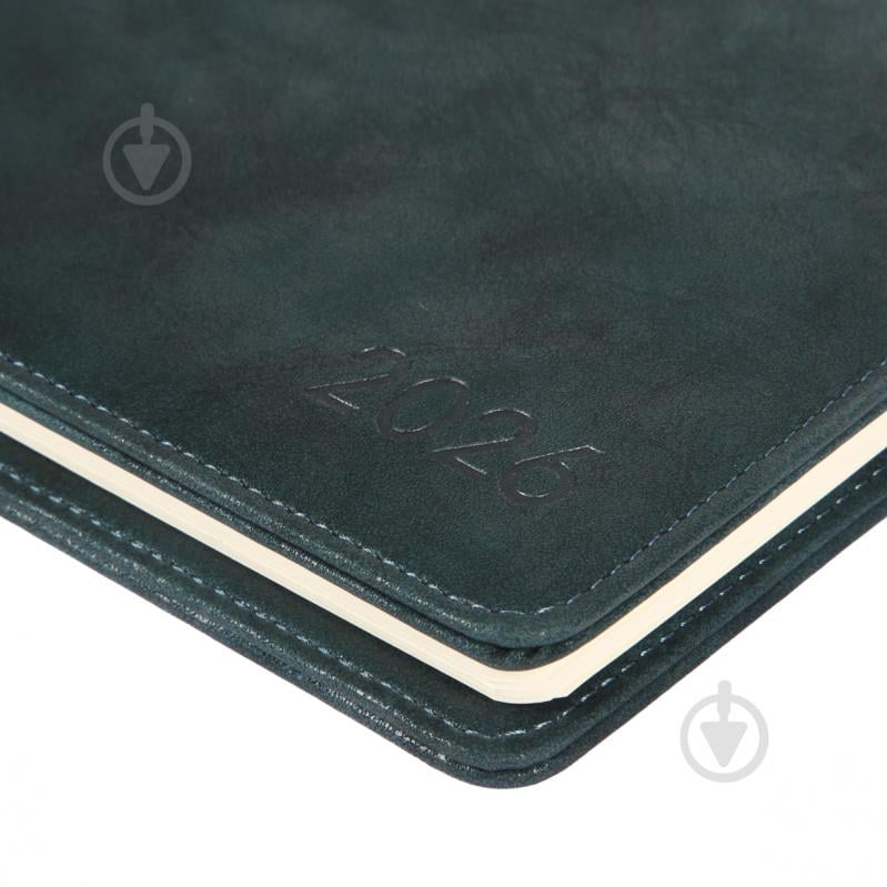 Еженедельник датированный настольный 34х13 см Case Leo Planner A4 2026 252678 зеленый - фото 2