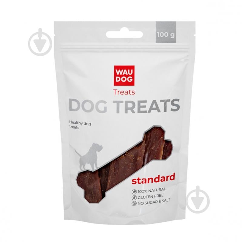 Ласощі Waudog Treats Качине в'ялене м'ясо 100 г - фото 1 Ласощі Waudog Treats Качине в'ялене м'ясо 100 г - фото 1