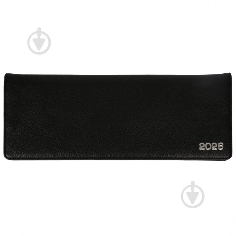 Еженедельник датированный настольный 34х13 см Credo Leo Planner A4 252679 черный - фото 1