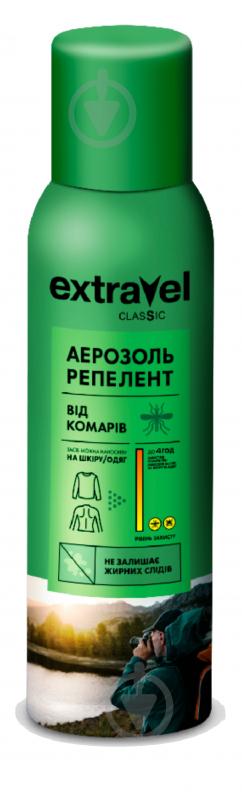 Аерозоль репелентний Extravel Classic від комарів 100 мл - фото 2