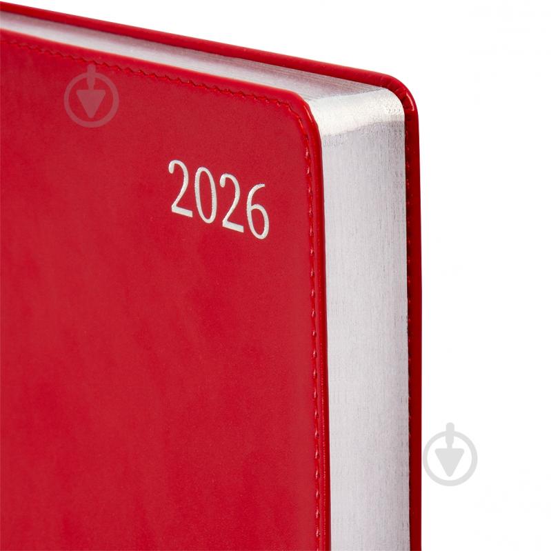 Дневник датированный Aldento Leo Planner A5 252671 красный - фото 2