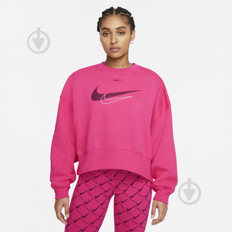 Світшот Nike W NSW TREND CREW FLC SWOOSH DQ4506-612 р. XS бежевий - фото 1