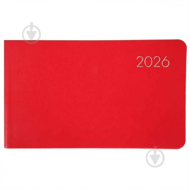 Еженедельник датированный 10х17 см Glory Leo Planner В6 252652 красный - фото 1