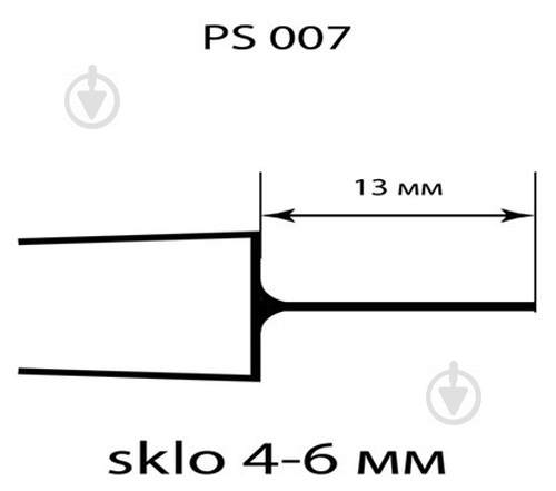 Силіконовий ущільнювач Роллі з бризкозахистом 007 (6х2000 мм) - фото 2