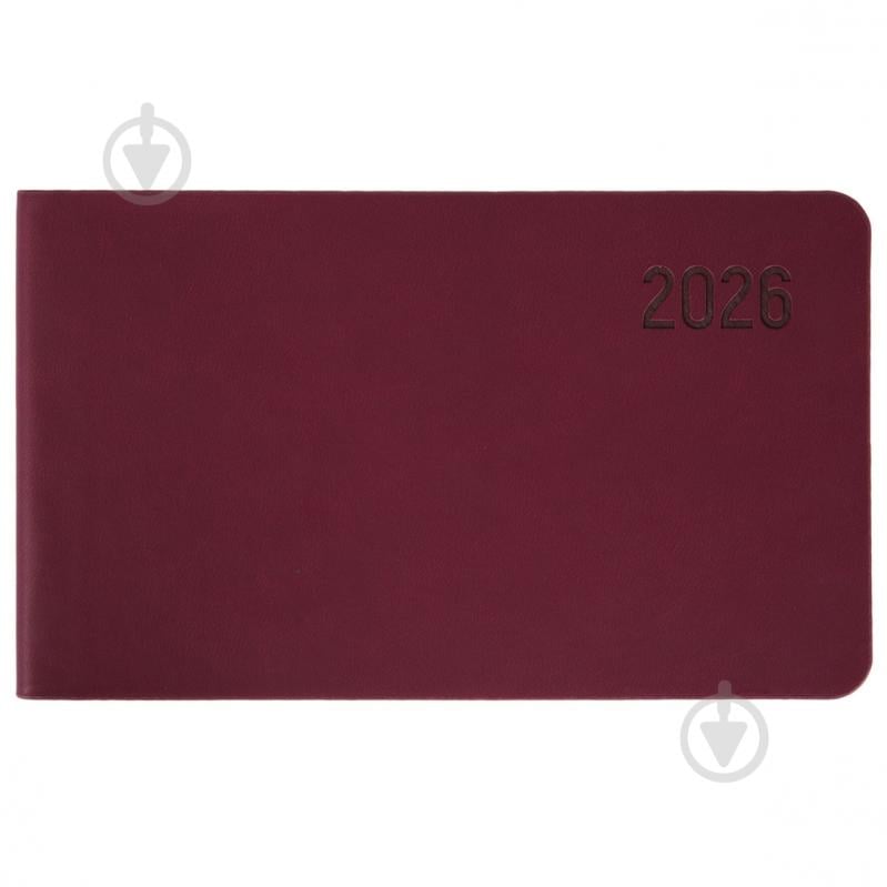 Еженедельник датированный 10х17см Story, мягкий Leo Planner В6 252653 красный - фото 1