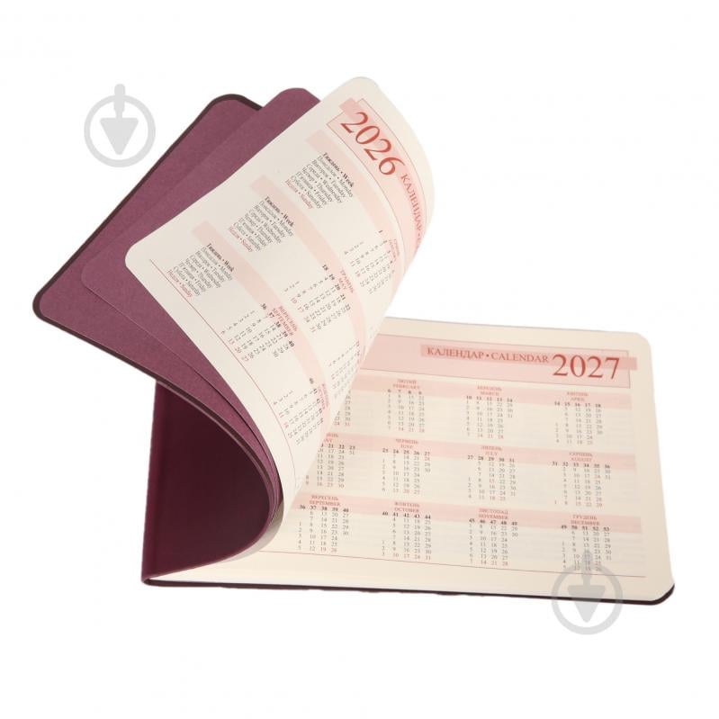 Еженедельник датированный 10х17см Story, мягкий Leo Planner В6 252653 красный - фото 3