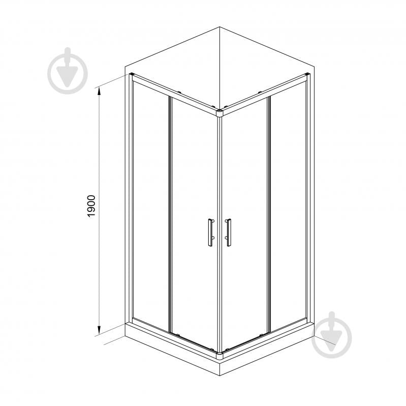 Душова кабіна Koller Pool GRACE 90x90 см G90SG - фото 3