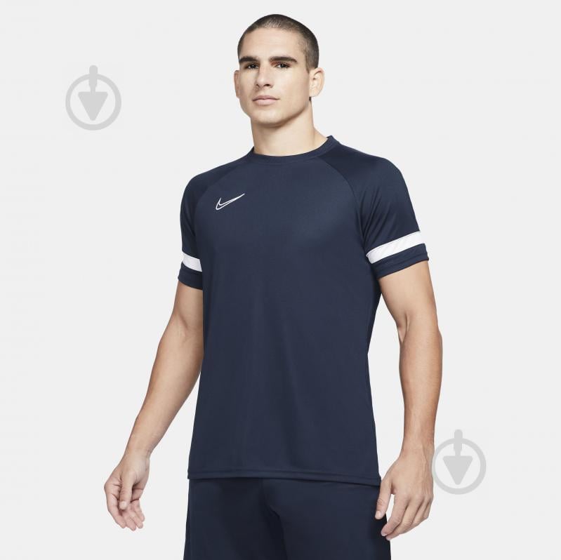 Футболка Nike M NK DF ACD21 TOP SS CW6101-451 р.XL темно-синий - фото 1