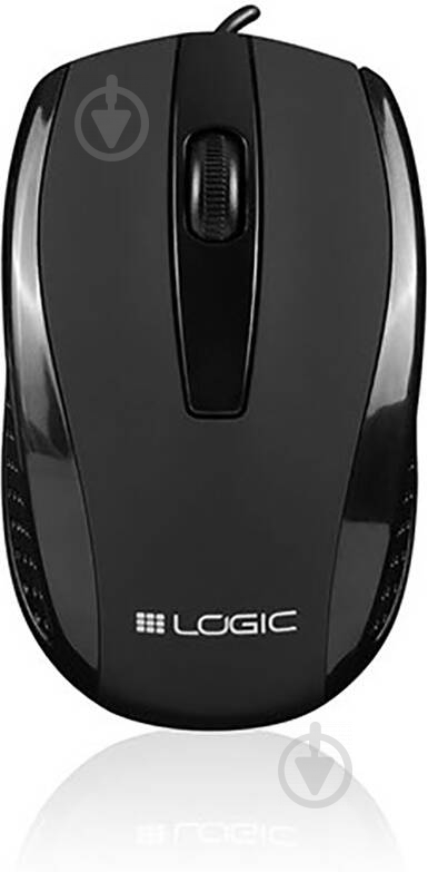 Мышка Logic Concept LM-31 USB (M-LC-LM31W-BK) black - фото 1