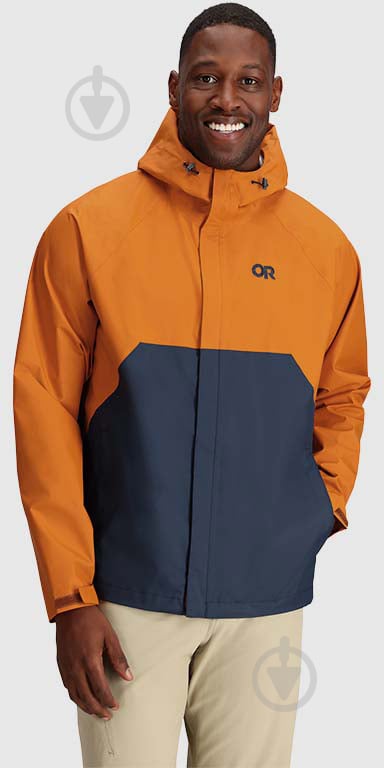 Куртка мужская Outdoor Research APOLLO RAIN JACKET 269169-2327 р.2XL оранжевая - фото 3