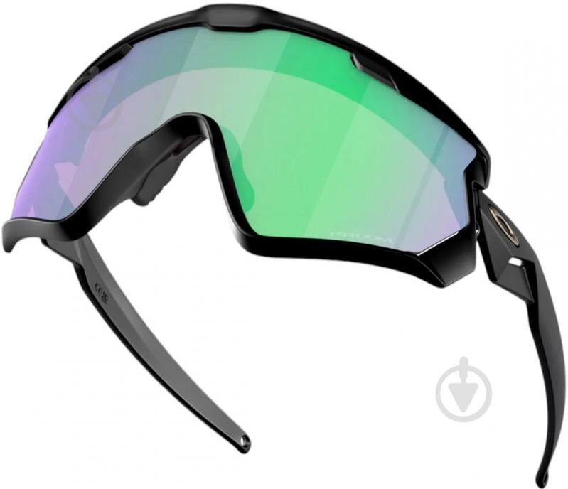 Солнцезащитные очки Oakley Wind Jacket 2.0 Prizm road jade Lenses (94182845) - фото 2