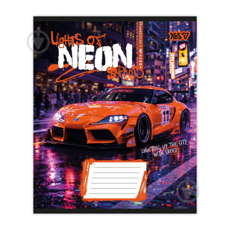 Зошит шкільний Neon 18 арк. клітинка 768810 YES - фото 6