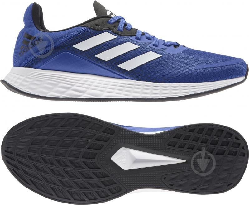 Кроссовки мужские летние Adidas DURAMO SL FW8678 р.41 1/3 голубые - фото 4