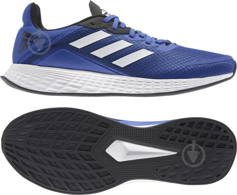 Кроссовки мужские летние Adidas DURAMO SL FW8678 р.42 голубые - фото 4