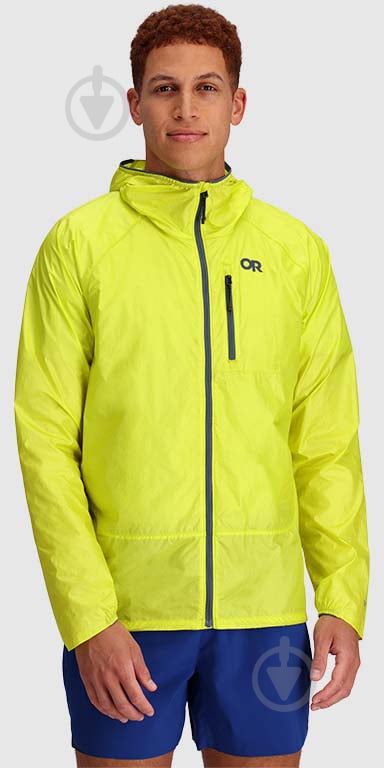 Вітрівка чоловіча Outdoor Research HELIUM WIND HOODIE 279990-1584 р.S жовта - фото 1