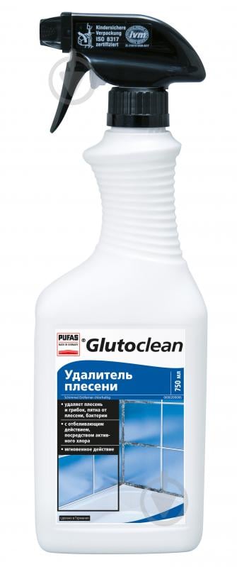 Засіб Glutoclean Видалення цвілі з хлором 0,75 л - фото 1