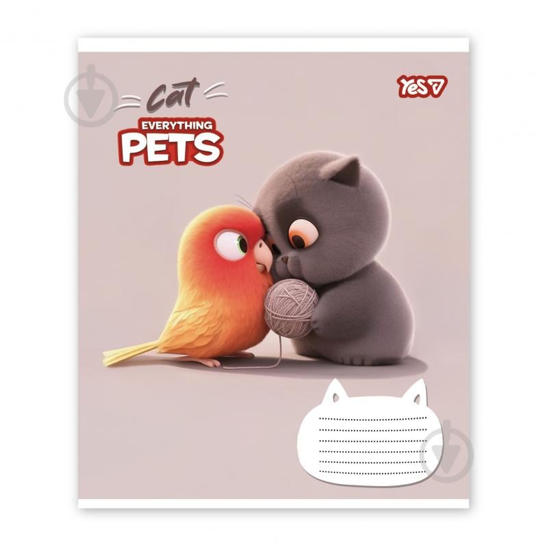 Зошит шкільний Cat and pets 12 арк. клітинка 768700 YES - фото 6 Зошит шкільний Cat and pets 12 арк. клітинка 768700 YES - фото 6
