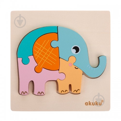 Пазл Akuku Слон A0600 - фото 1