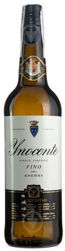 Вино Valdespino Fino Inocente белое сухое 0,75 л - фото 1