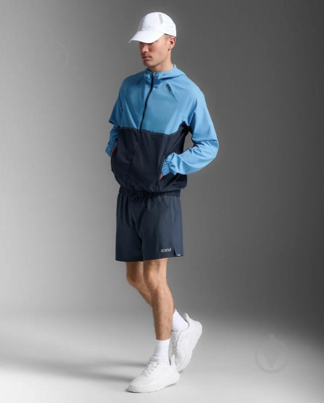 Вітрівка чоловіча 2XU Aero Hex Windbreaker MR7358a_AZB/MDN р.2XL синя - фото 7