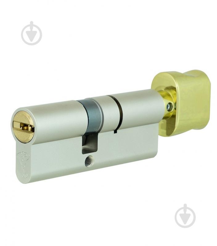 Цилиндр Mul-T-Lock Integrator 50x50 ключ-вороток 100 мм золотой - фото 1 Цилиндр Mul-T-Lock Integrator 50x50 ключ-вороток 100 мм золотой - фото 1