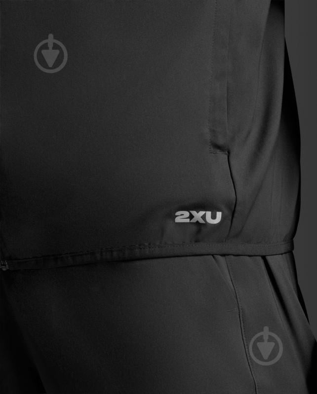 Вітрівка чоловіча 2XU Aero Jacket MR7209a_BLK/SRF р.2XL чорна - фото 6